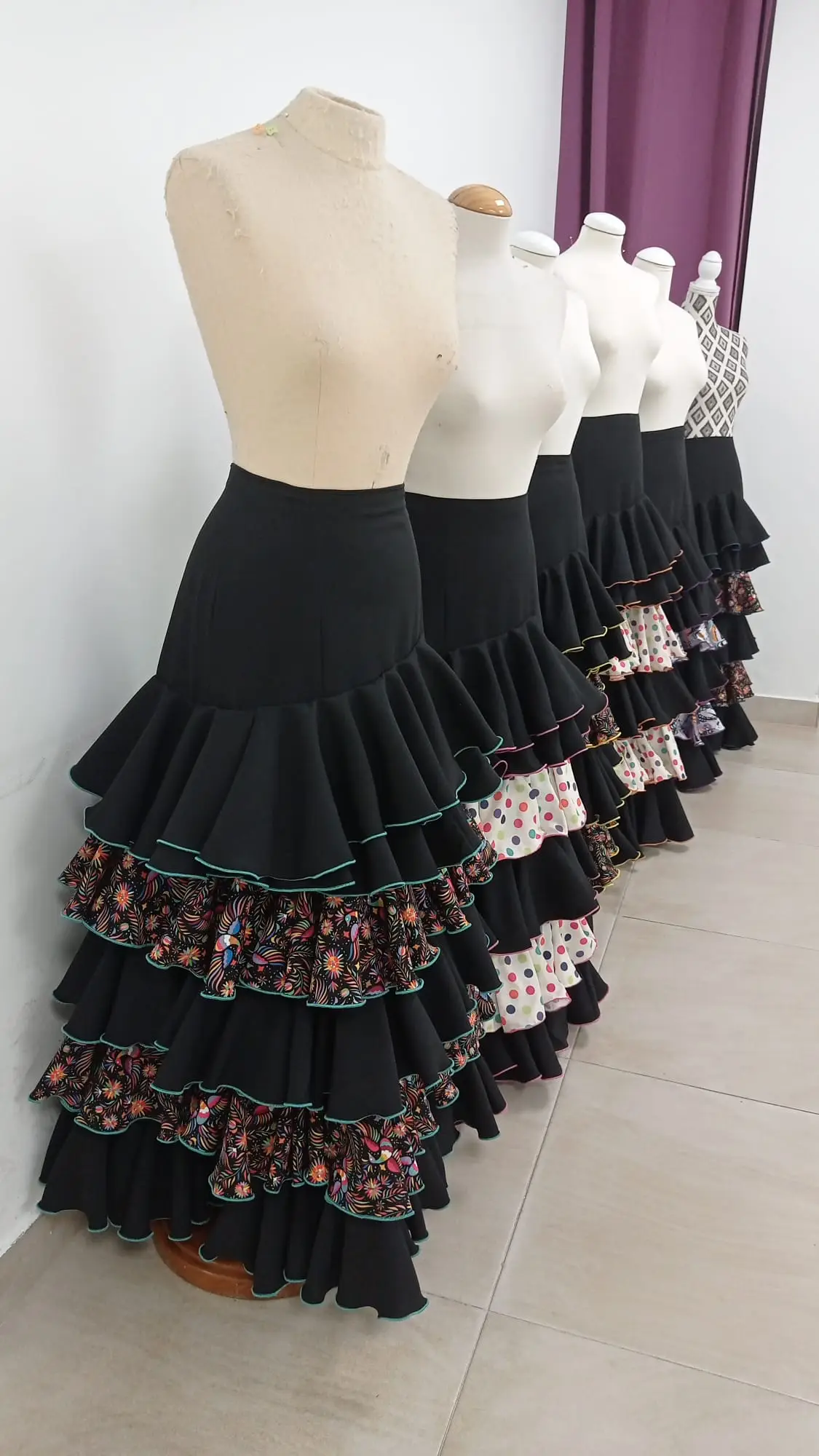 Trabajo realizado en el taller de costura de Tresele